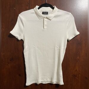 Men's White Polo Shirt